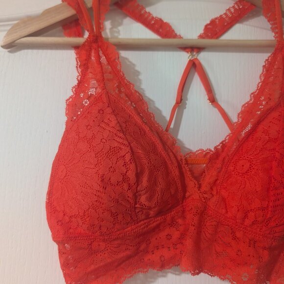 NEW! Aerie | Fa La Lace Padded Bralette In Starburst - Picture 7 of 10